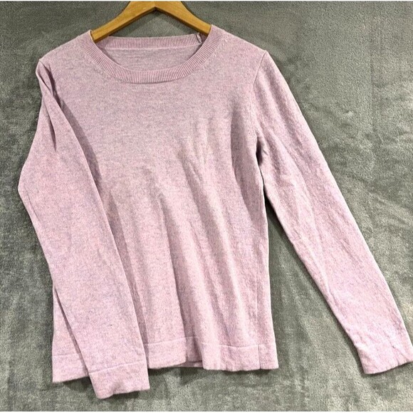 J Crew New Pink Teddie Cotton Wool Blend Lightweight Sweater Size Medium? - Picture 6 of 7